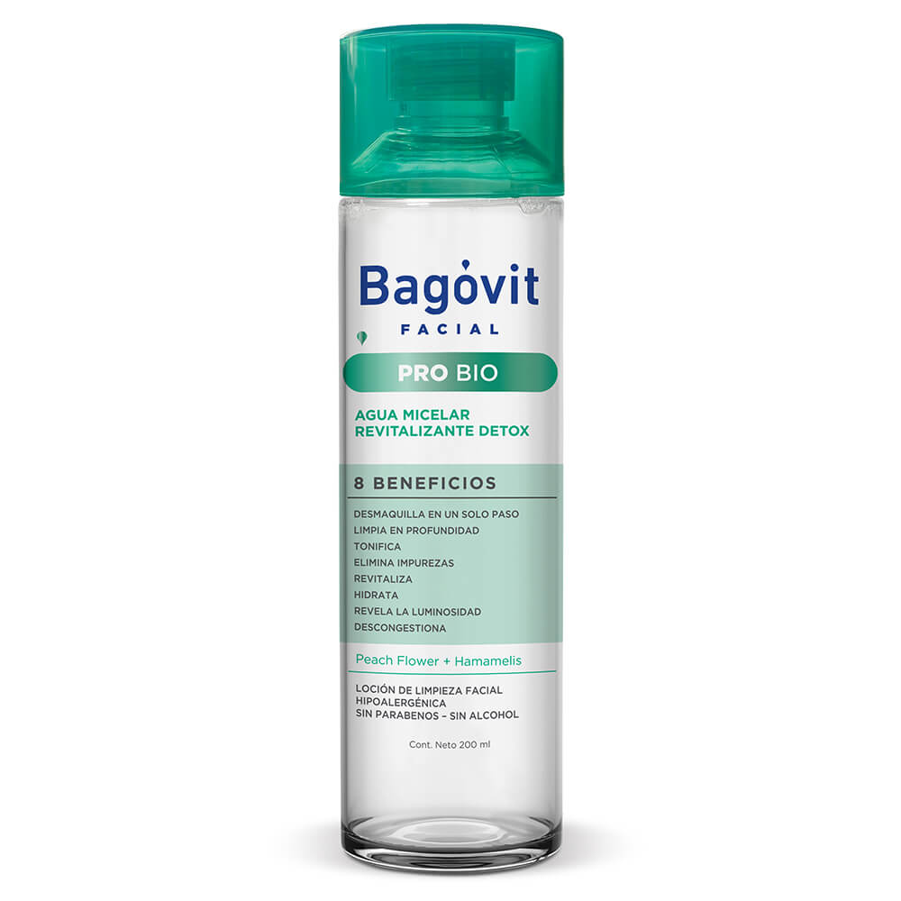 Bagovit Facial Pro Bio Agua Micelar Detox 200 ml